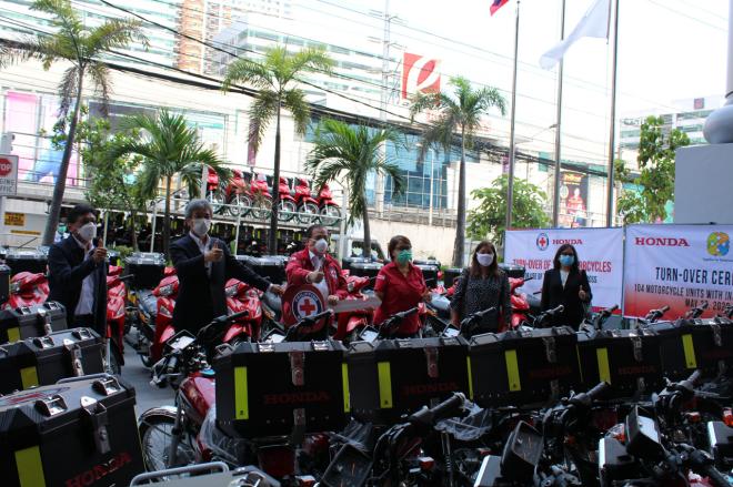 Honda donates 104 motorcycles to Philippine Red Cross image