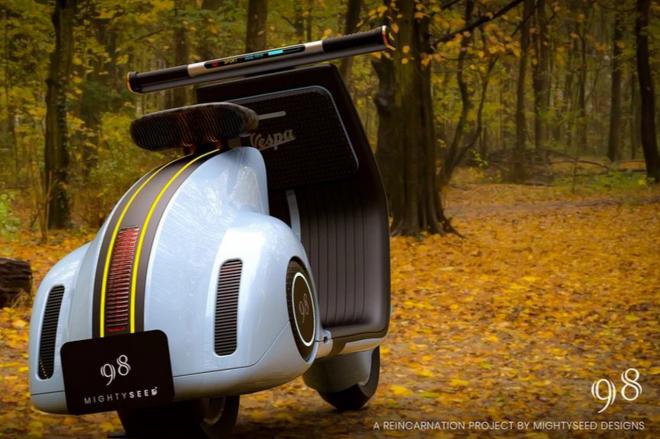 Wait, what? An electric Vespa? image