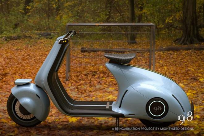 Wait, what? An electric Vespa? image