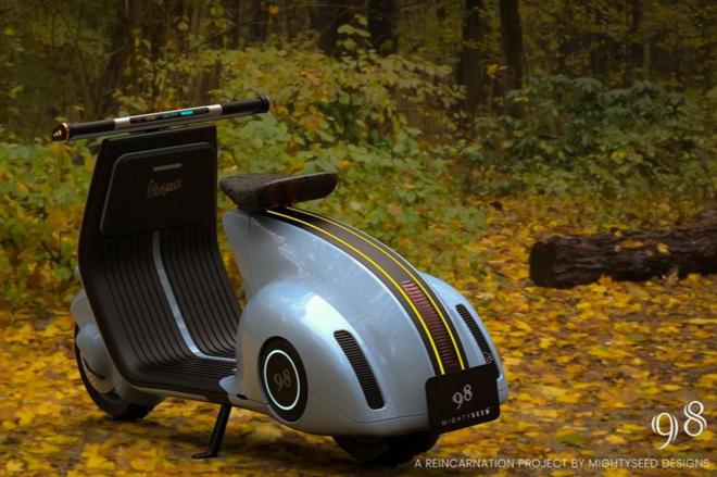 Wait, what? An electric Vespa? image