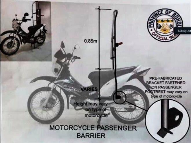 Riders need to shell out atleast 3K pesos for backrider shield image
