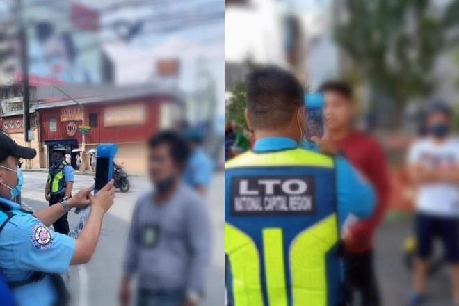 LTO testing handheld electronic contactless ticketing system image