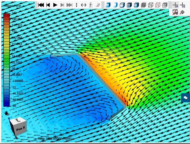 An engineer simulates airflow on backride shield and proves shield useless image