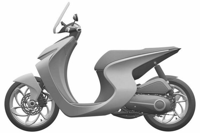 Leaked: Futuristic Honda 110cc AT scooter image