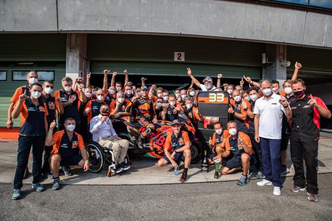 KTM wins first-ever MotoGP victory image