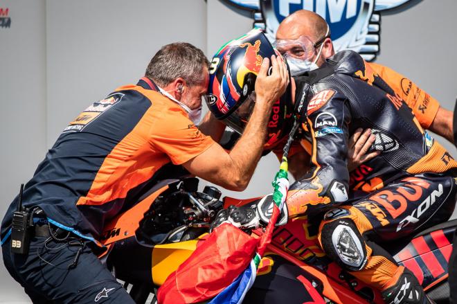 KTM wins first-ever MotoGP victory image