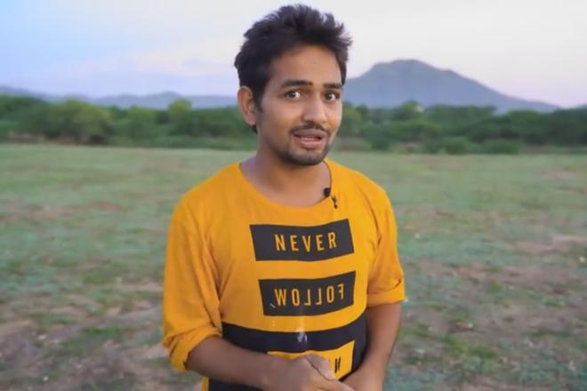 Watch: Indian vlogger tries to imitate Ghost Rider image