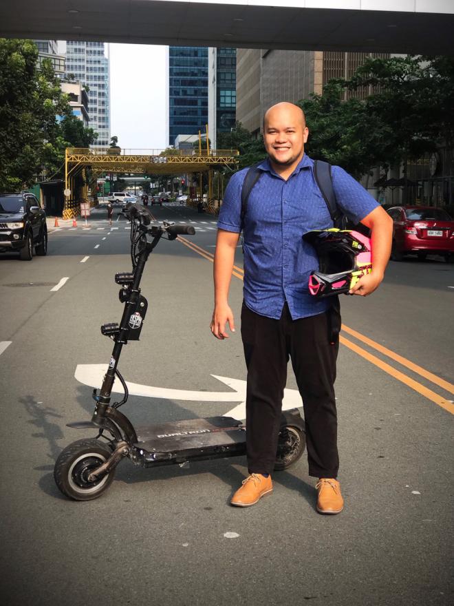 Someone saved P231,500 for riding an electric kick scooter everyday image