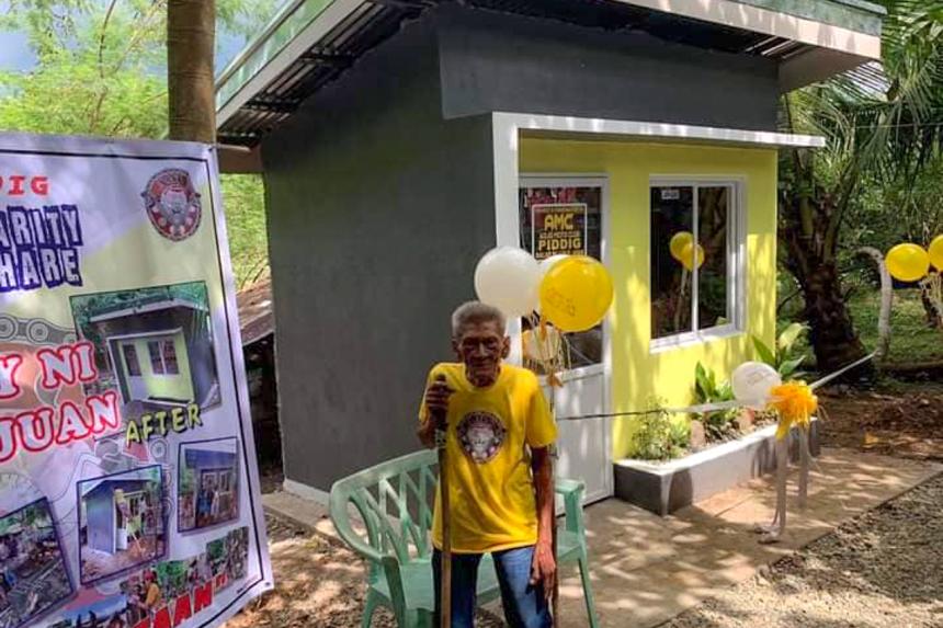This riders group built a new home for granpa image