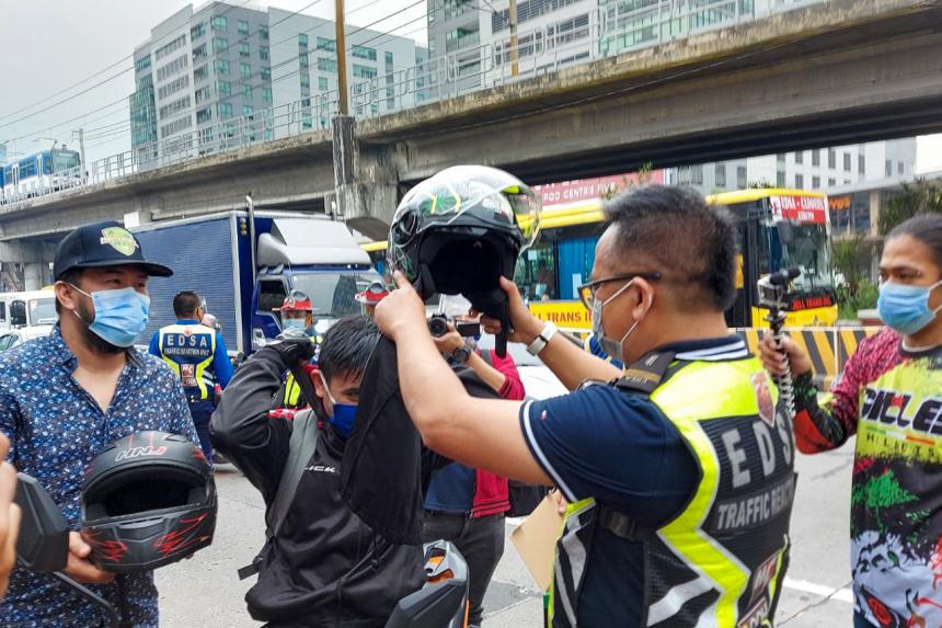 MMDA provides better-quality helmets to motorcyclists image