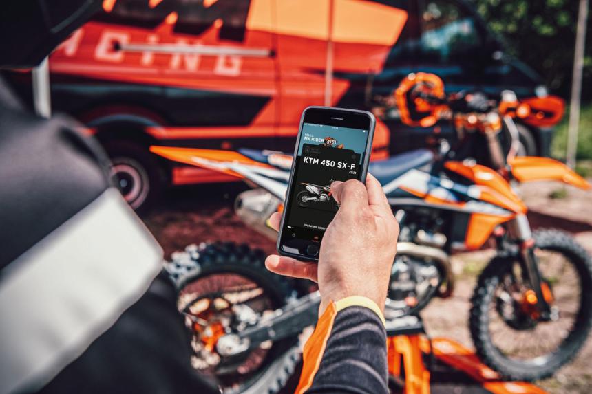 Tune your KTM bike with an app image