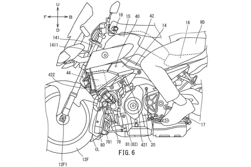 Yamaha developing MT-turbo naked bike image