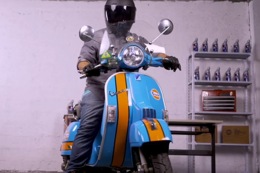 Gulf Oil’s Pride Scooter oil makes topping up easy image