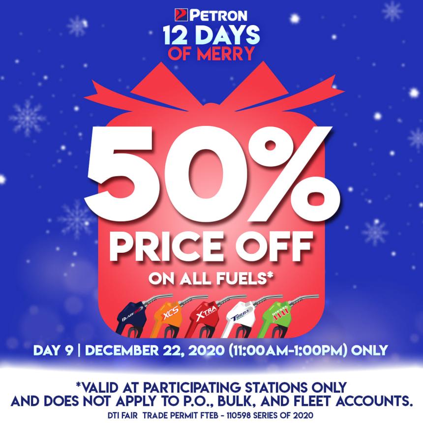Petron offers 50% off on fuels tomorrow image