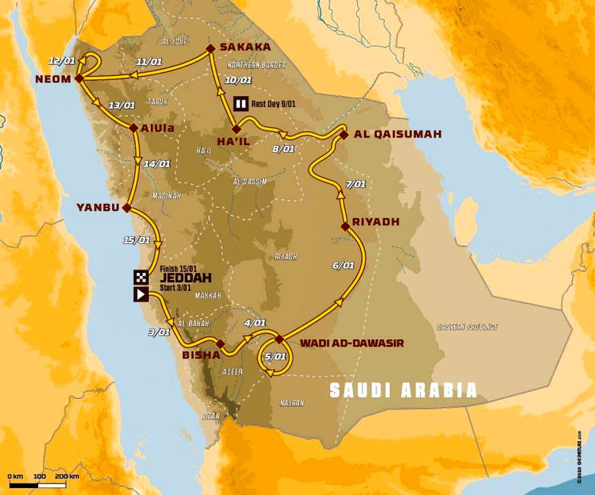 2021 Dakar Rally kicks off in Saudi image