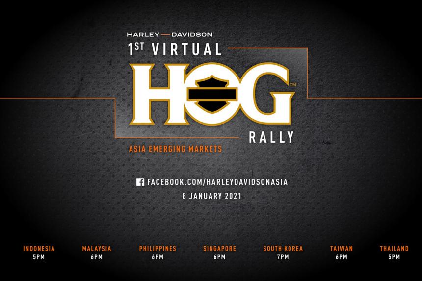 Harley-Davidson Asia first virtual rally on Jan. 8, 2021 image