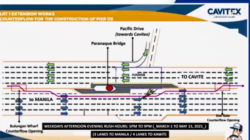 Major repairs along CAVITEX until May image