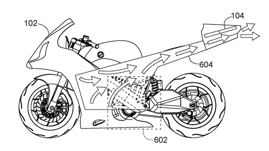 Future Honda motorcycles could be equipped with a drone image