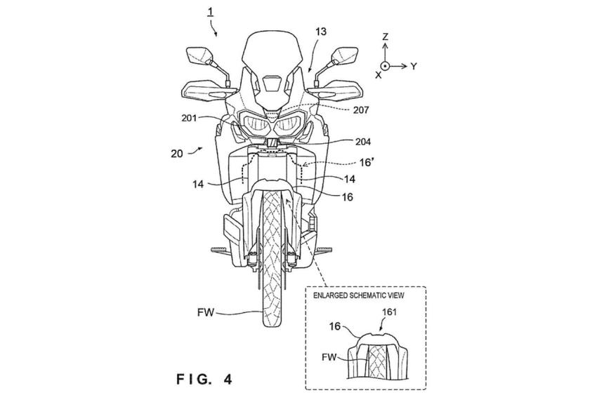 Future Honda motorcycles could be RADAR-equipped image