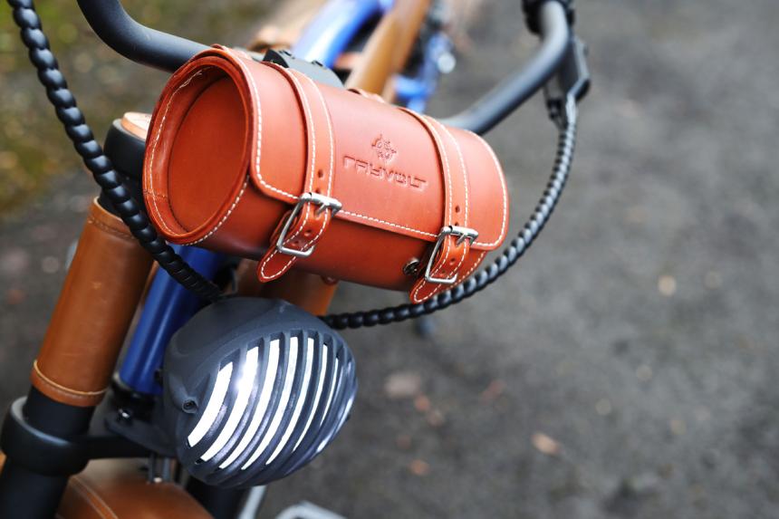 Ride old school with this electric-assist bicycle image