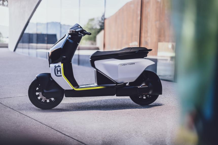 Husqvarna unveils Vectorr e-scooter concept image