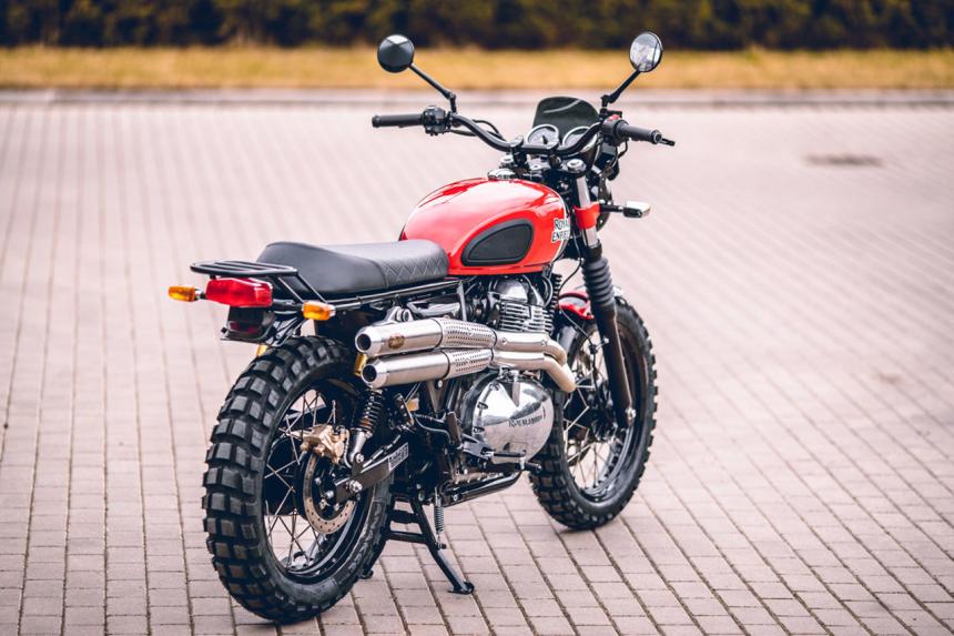 Royal Enfield working on scrambler model image
