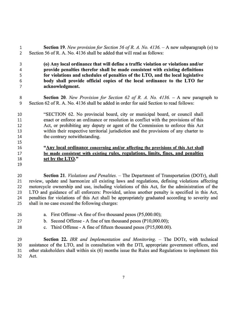 Comprehensive ‘Motorcycle Rights’ bill filed on senate image