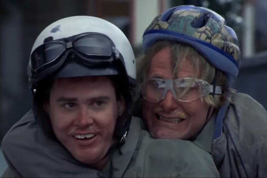 Two riders recreate Dumb and Dumber bike trip image