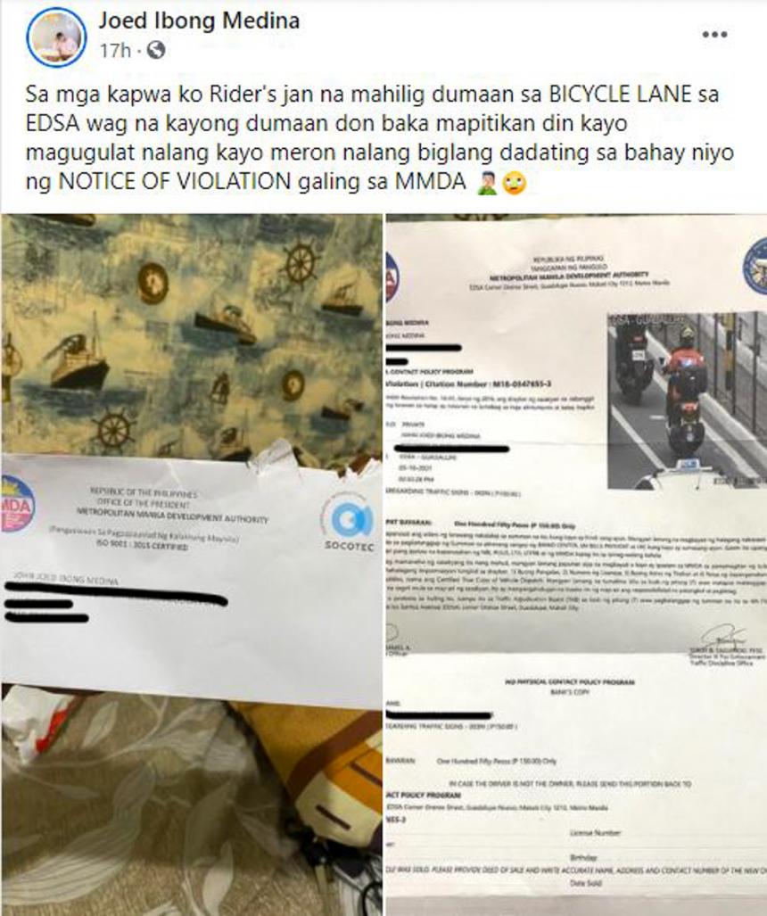 MMDA’s eye in the sky is catching bicycle lane violators image