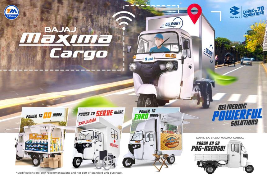Trimotors updates Bajaj Maxima three-wheelers image