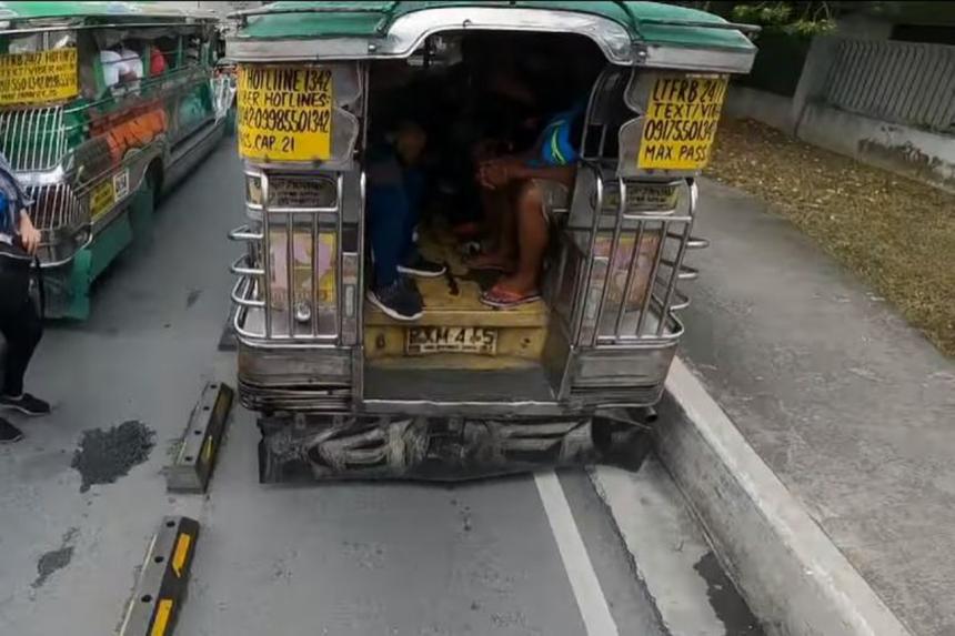 LTO is on the lookout for viral jeepney on bike lane image