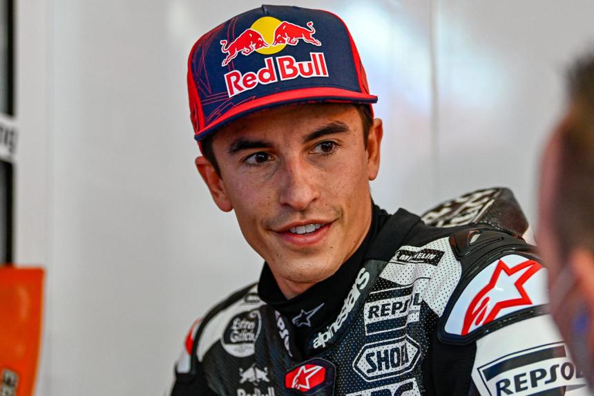 Marc Marquez suffers eye injury after crash in Indonesia Marc Marquez suffers eye injury after crash in Indonesia image