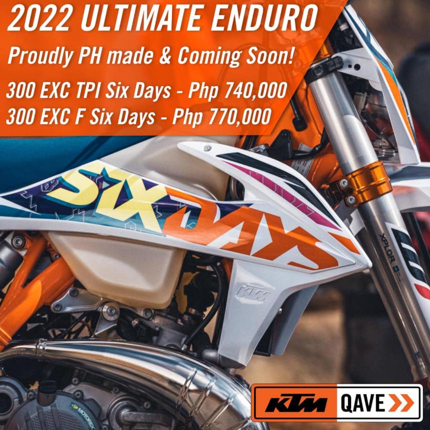 PH-assembled KTM enduro bikes available anytime this Q2, starts at PHP 740K PH-assembled KTM enduro bikes available anytime this Q2, starts at PHP 740K image