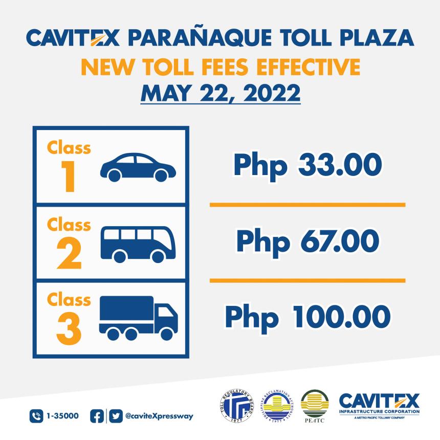 CAVITEX defers toll fee hike implementation CAVITEX defers toll fee hike implementation image