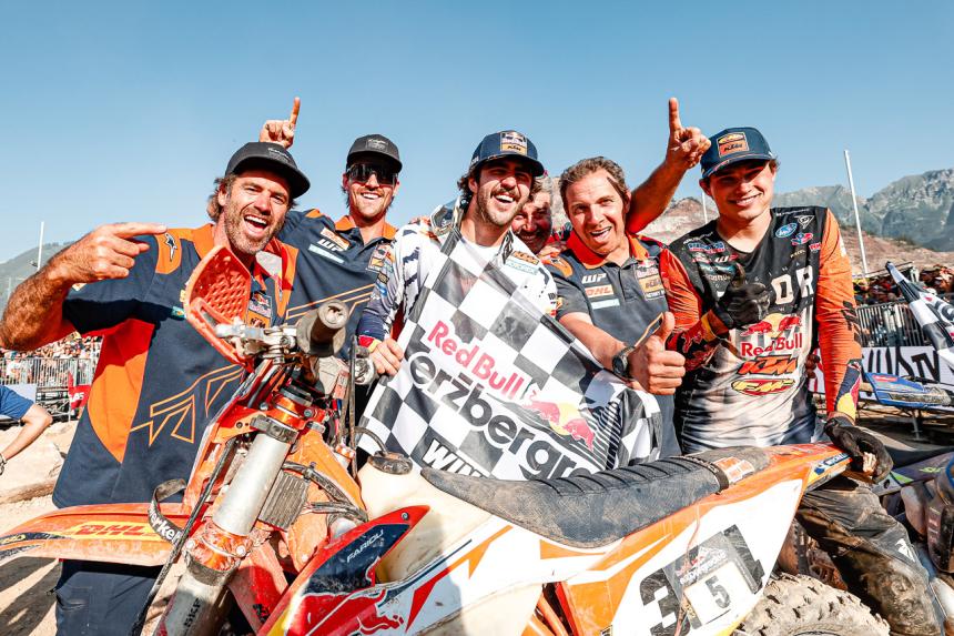 KTM rider victorious in world’s toughest motorcycle race KTM rider victorious in world’s toughest motorcycle race image