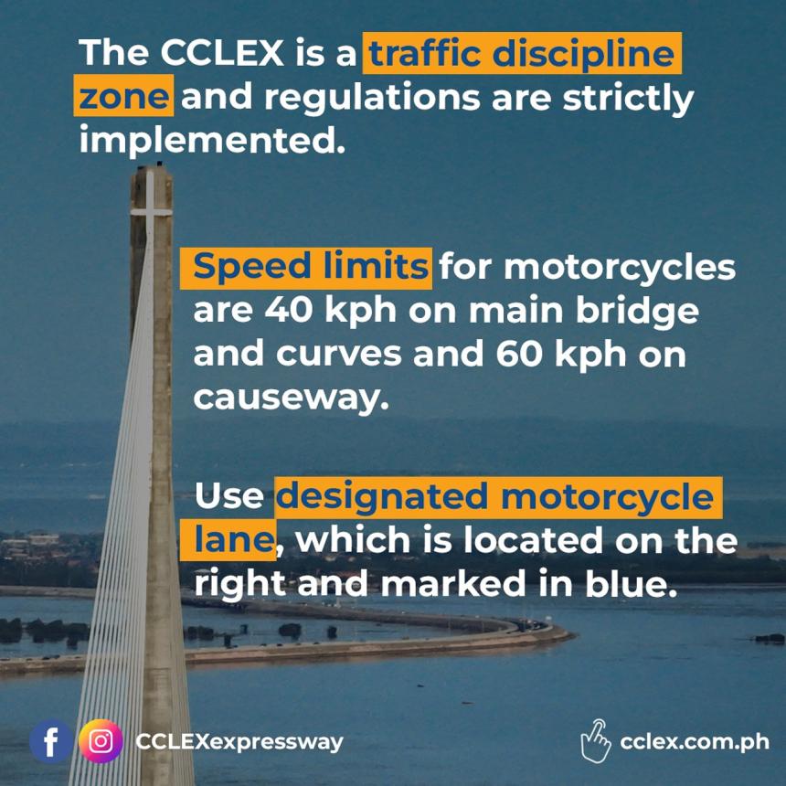 Cebu Expressway to limit sub-400cc bikes to 40KPH speed, MC Lane Cebu Expressway to limit sub-400cc bikes to 40KPH speed, MC Lane image