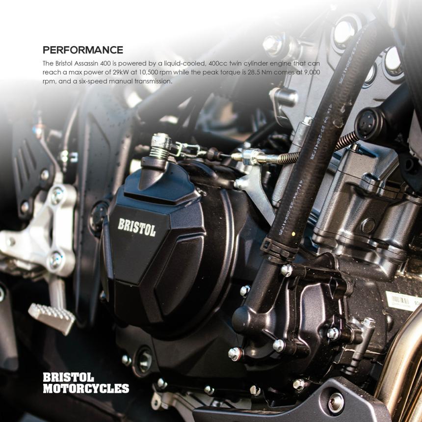 Bristol Motorcycles unwraps the Assassin 400, starts at PHP268K Bristol Motorcycles unwraps the Assassin 400, starts at PHP268K image