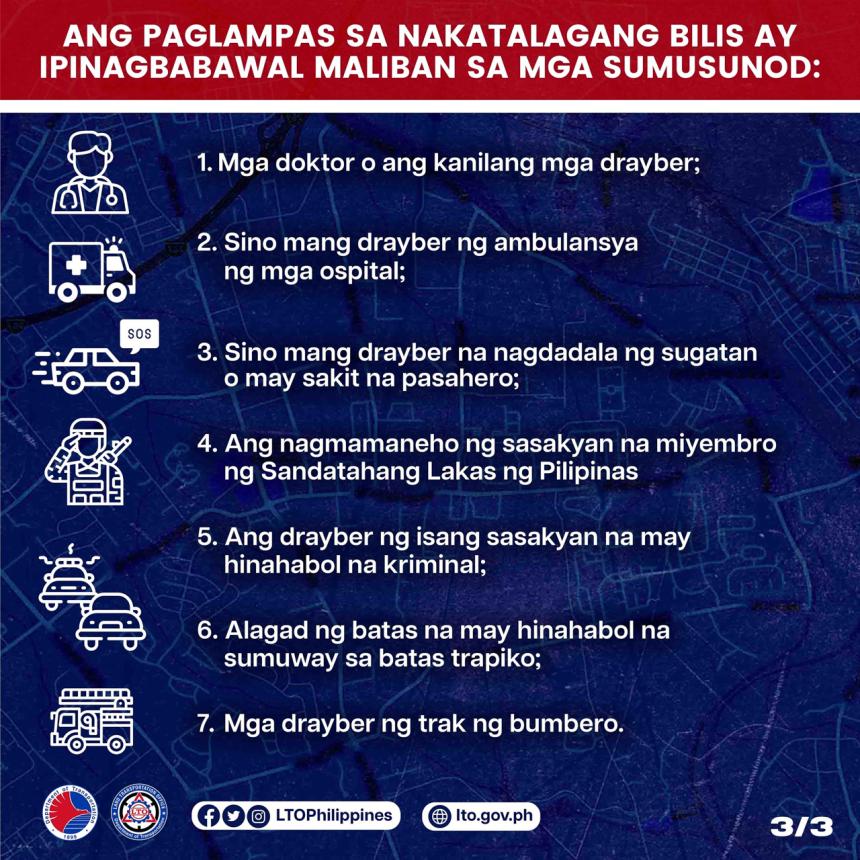 Look: the LTO reminds motorists that we have speed limits Look: the LTO reminds motorists that we have speed limits image