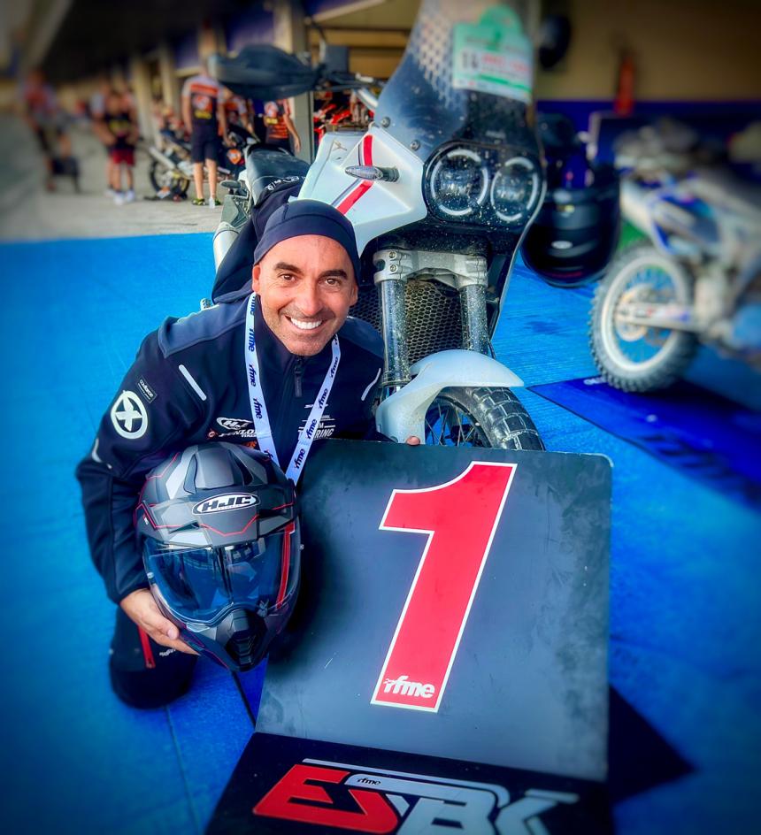 Rider onboard the Ducati DesertX wins Spanish Adventure Tourism Cup Rider onboard the Ducati DesertX wins Spanish Adventure Tourism Cup image