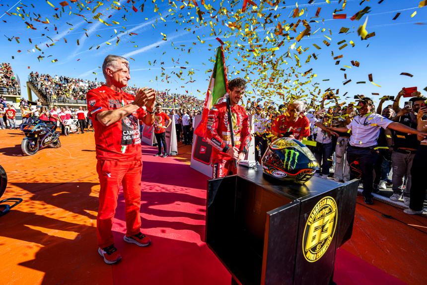 Italians take 2022 MotoGP title Italians take 2022 MotoGP title image