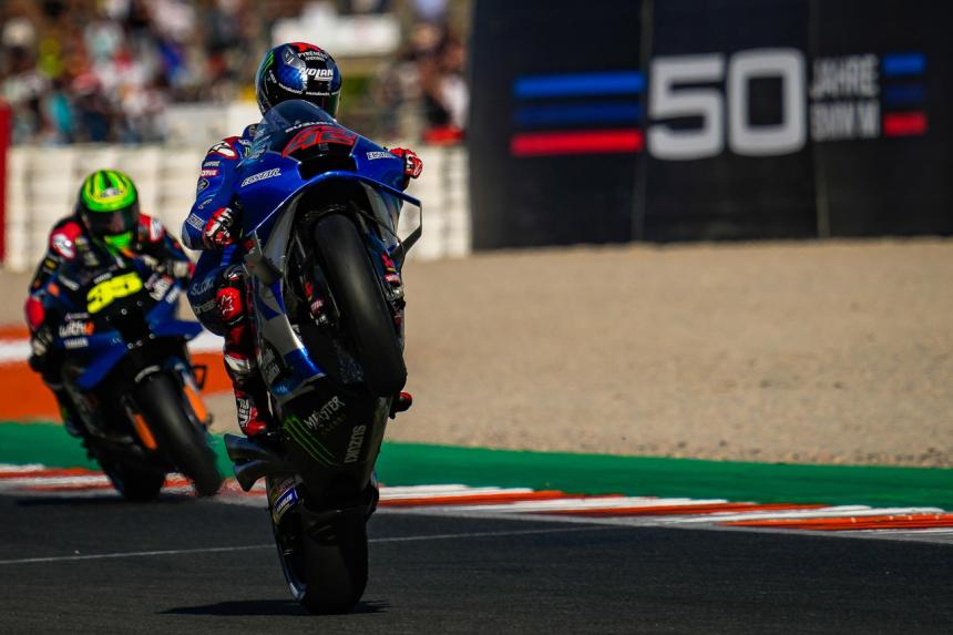 Suzuki says goodbye to MotoGP with a win from Alex Rins Suzuki says goodbye to MotoGP with a win from Alex Rins image