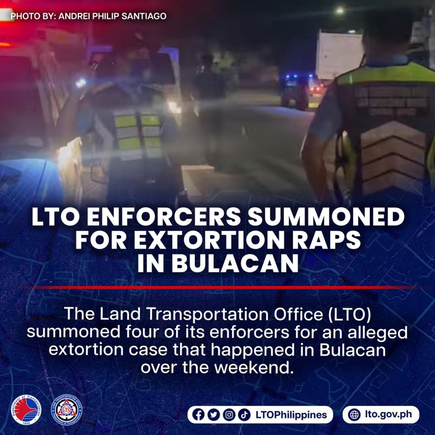 LTO summons enforcers for alleged extorsion LTO summons enforcers for alleged extorsion image