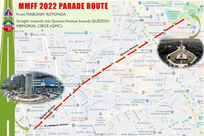 MMDA lists alternate routes for the Metro Manila Film Fest 2022 MMDA lists alternate routes for the Metro Manila Film Fest 2022 image