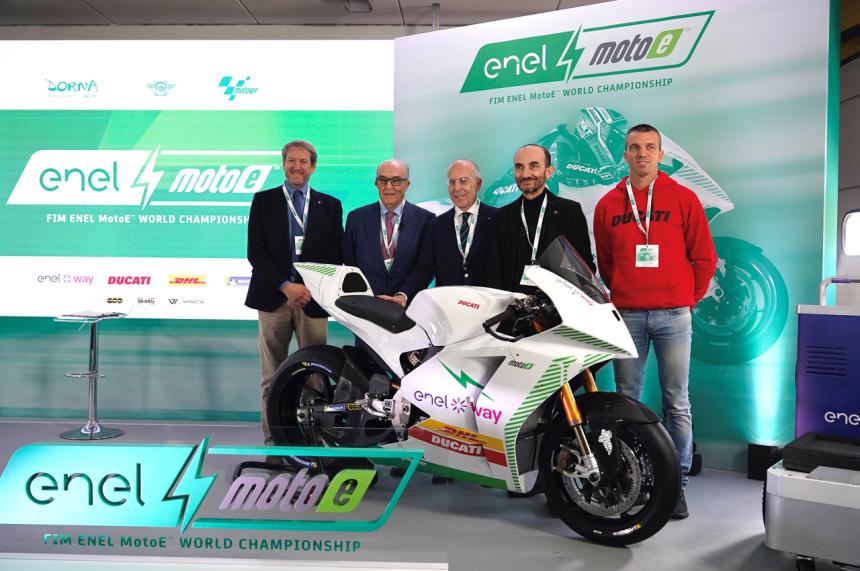 Ducati MotoE race bikes officially presented Ducati MotoE race bikes officially presented image