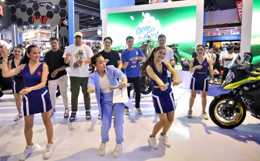 Suzuki brings MPBL stars at the Makina Moto Show Suzuki brings MPBL stars at the Makina Moto Show image