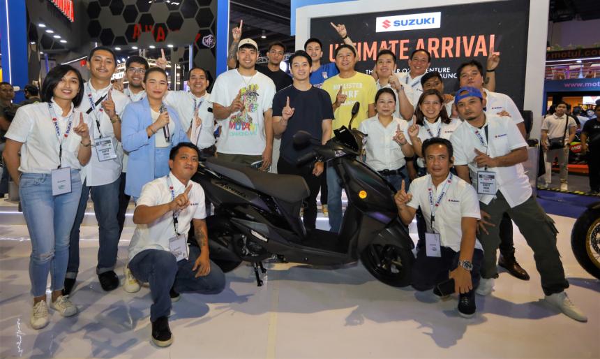 Suzuki brings MPBL stars at the Makina Moto Show Suzuki brings MPBL stars at the Makina Moto Show image