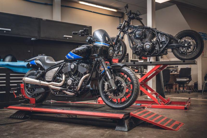 Watch: Stereophonics basist rides this custom Indian Sport Chief Watch: Stereophonics basist rides this custom Indian Sport Chief image
