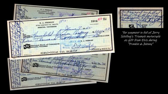Elvis Presley and the Memphis Mafia Triumph Motorcycles Elvis Presley and the Memphis Mafia Triumph Motorcycles image