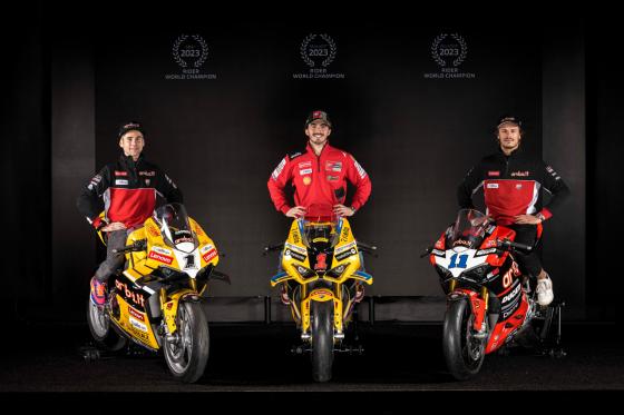 Ducati presents 2023 racing season Panigale race replicas Ducati presents 2023 racing season Panigale race replicas image
