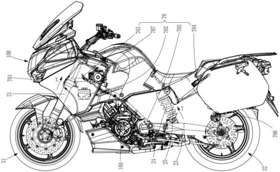 CFMOTO developing camera-adjusted active suspension CFMOTO developing camera-adjusted active suspension image